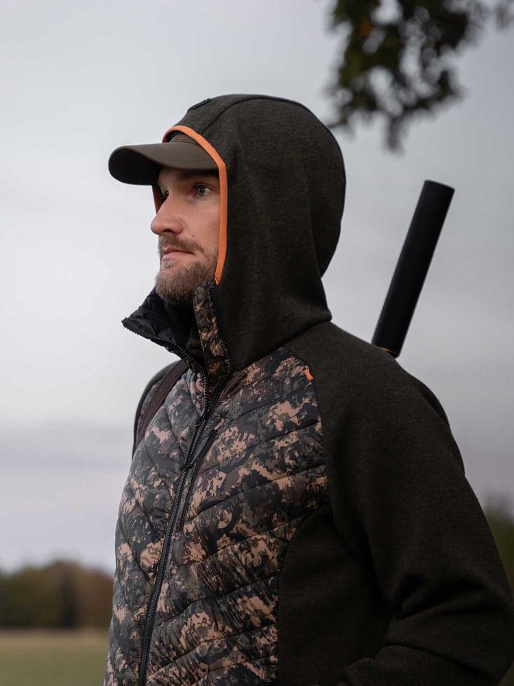 Hunter Hybrid Hood Jacket Men Antler Camouflage, view: 1