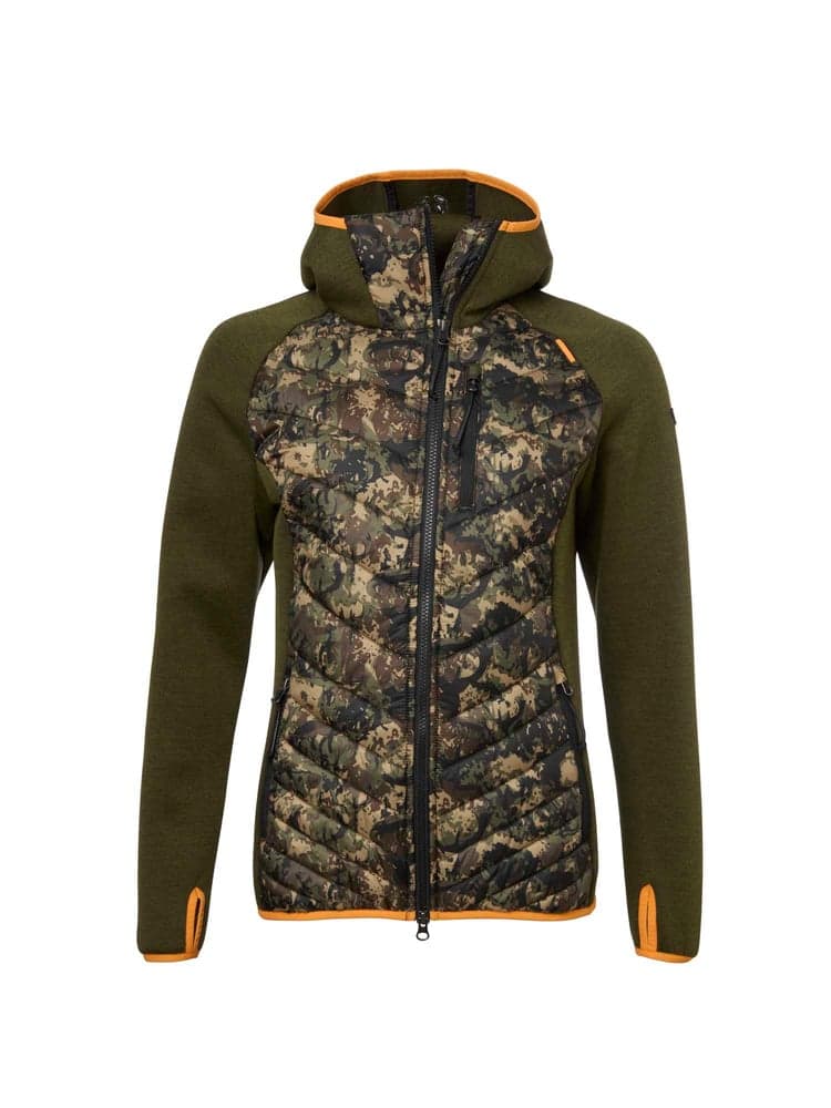 Hunter Hybrid Hood Jacket Women Antler Camouflage, view: 0