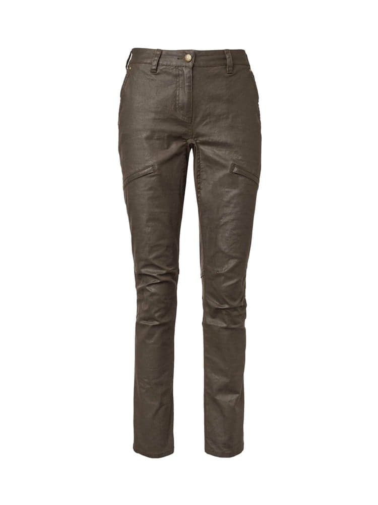 Vintage Original Pants Women Leather Brown, view: 0