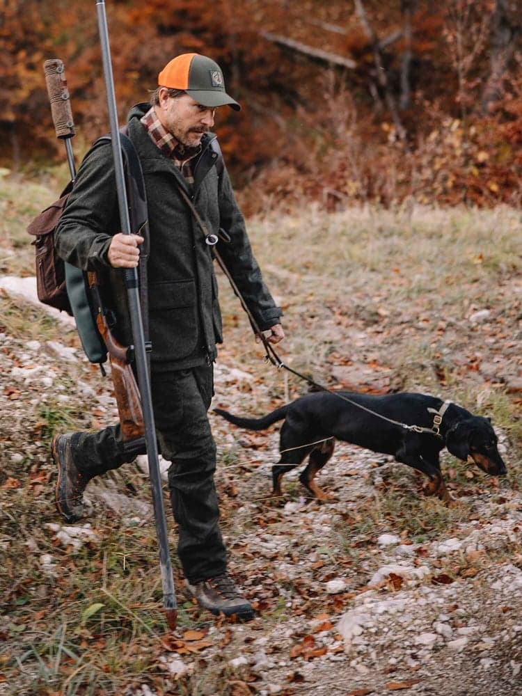 Loden Wool Pants Men 2.0 Dark Green Melange, view: 1