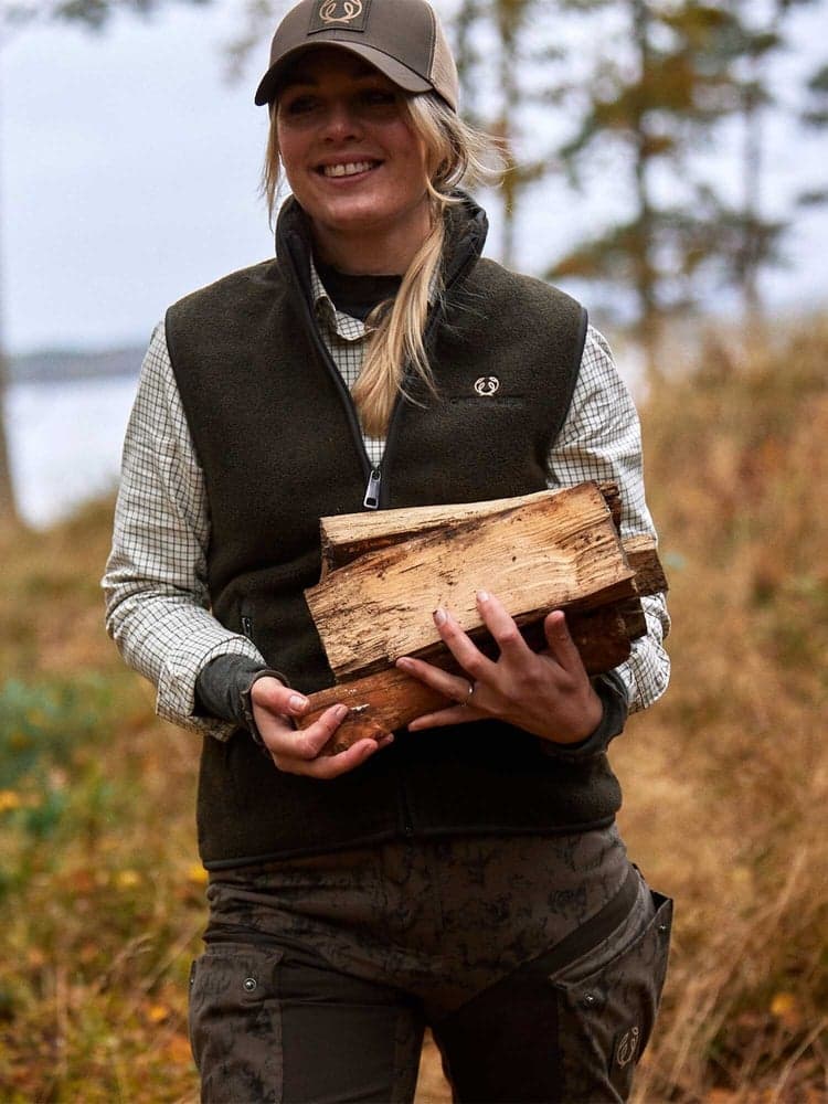 Mainstone Fleece Vest Women Autumn Green, view: 1