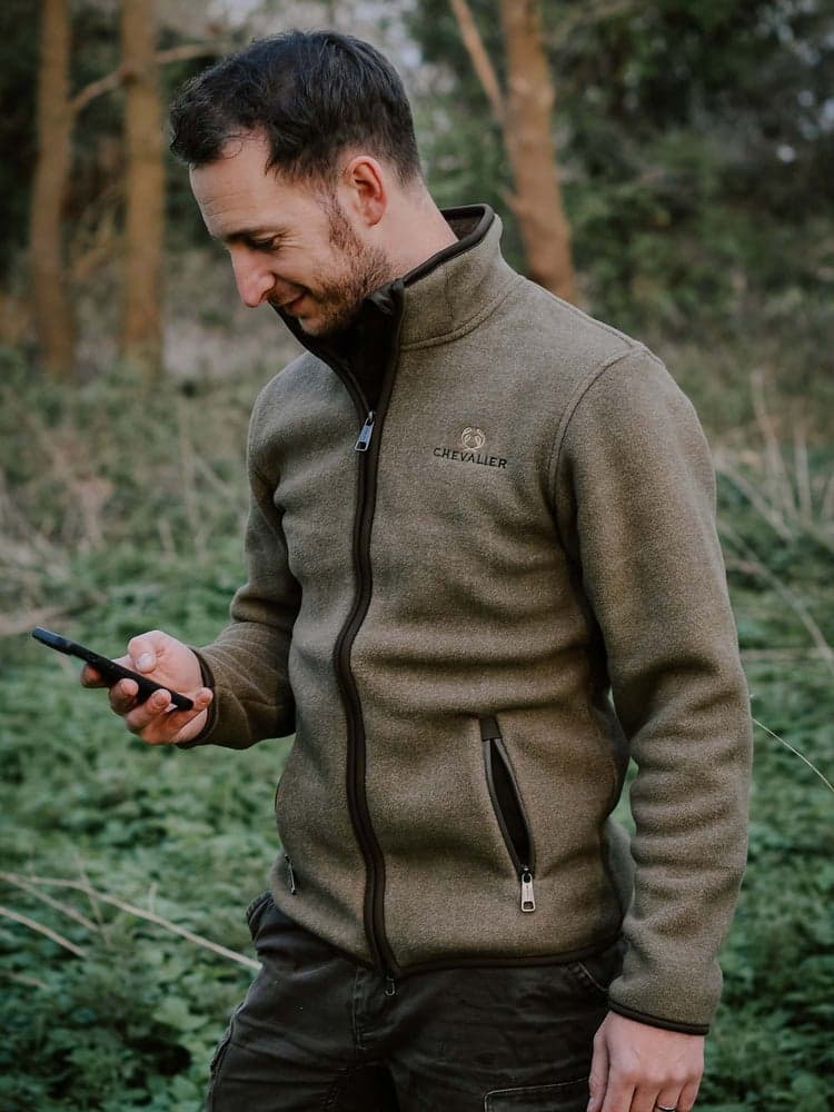 Mainstone Fleece Jacket Men Khaki Green, view: 1