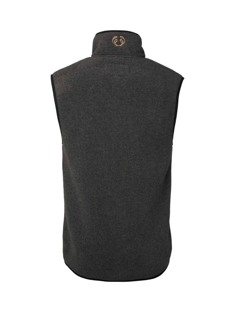 Mainstone Fleece Vest Men Anthracite w Black, view: 1