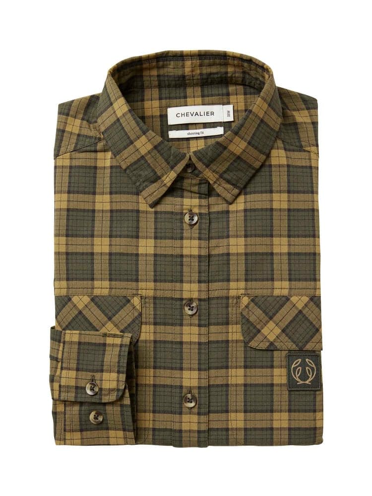 Creek Shooting Fit Coolmax Shirt Women Moss Checked, view: 2