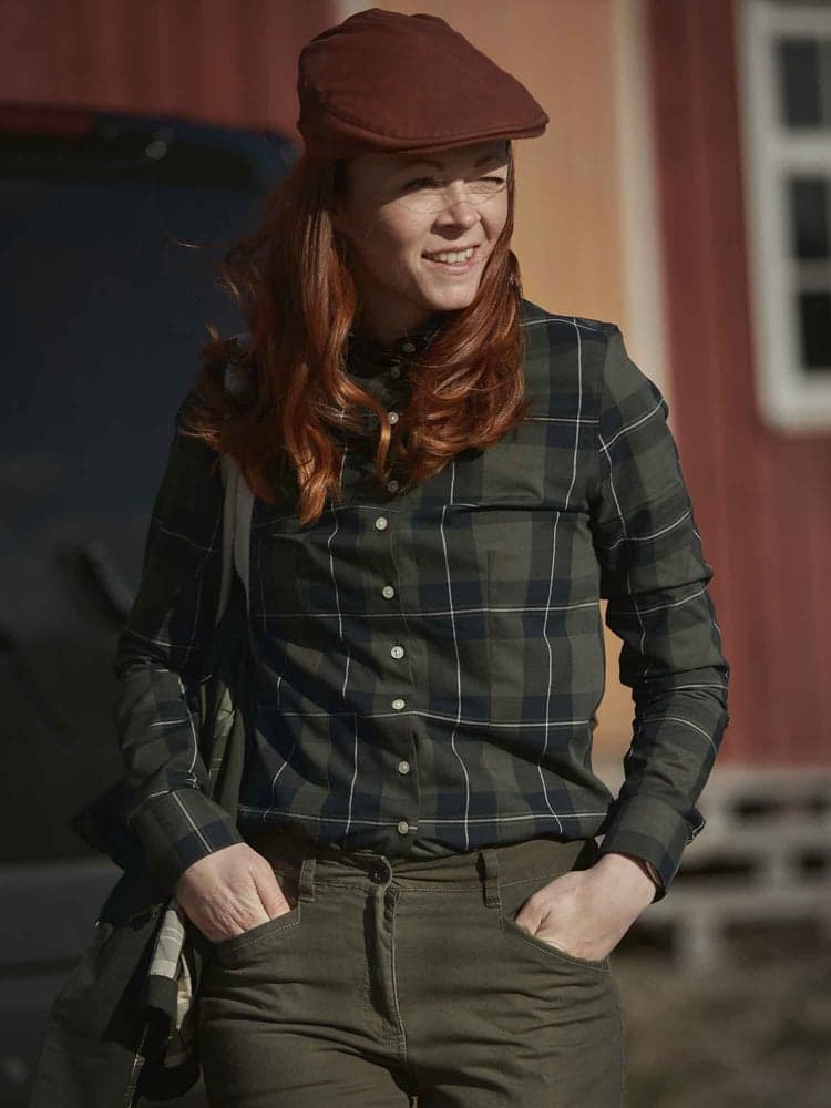 Madeley Contemporary Fit Shirt Women Chevalier Check Dark, view: 1