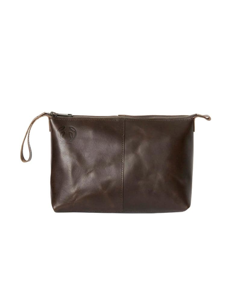 Chevalier Leather Toilet Bag Leather Brown, view: 0