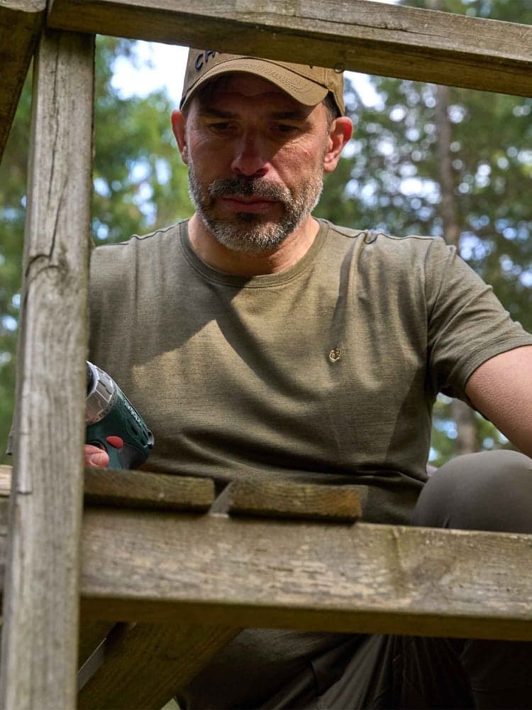 Coley Wool T-shirt Men 2.0 Dusk, view: 1