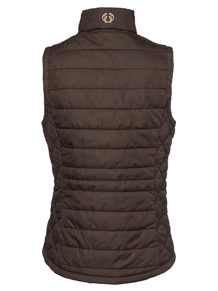 Quintin Padded Vest Women Leather Brown, view: 2