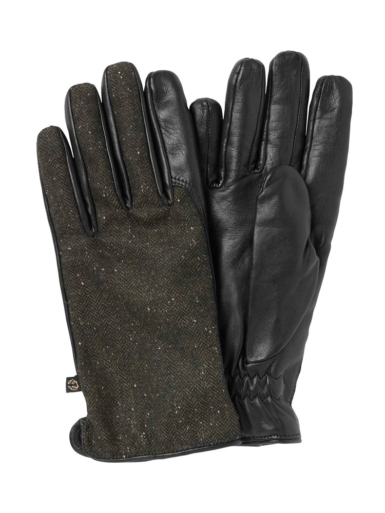 productCard.productImage: Heydon Tweed Gloves Men Dark Green Herringbone