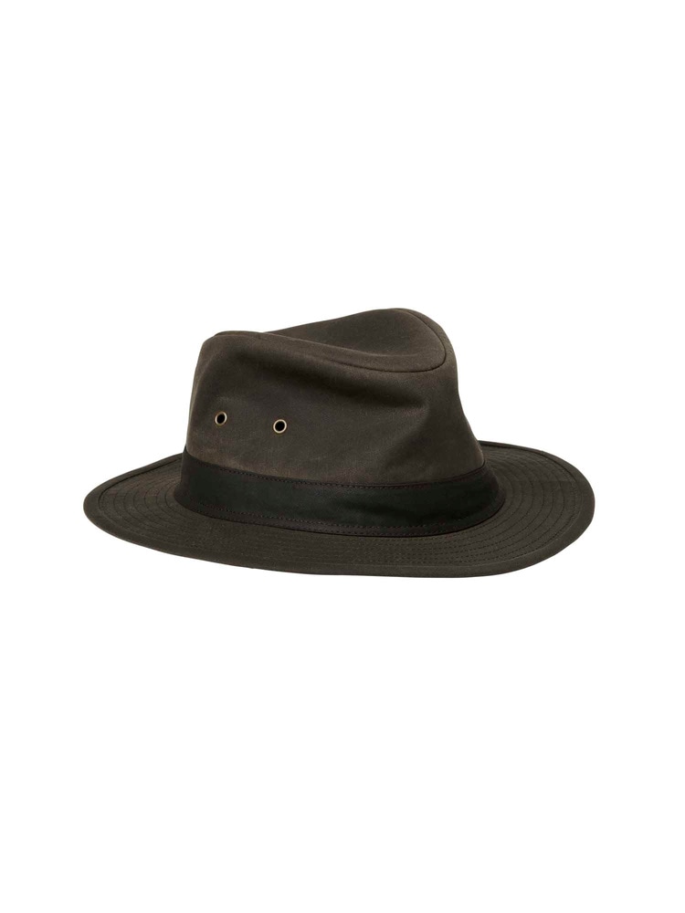 productCard.productImage: Bush Waxed Cotton Hat Leather Brown