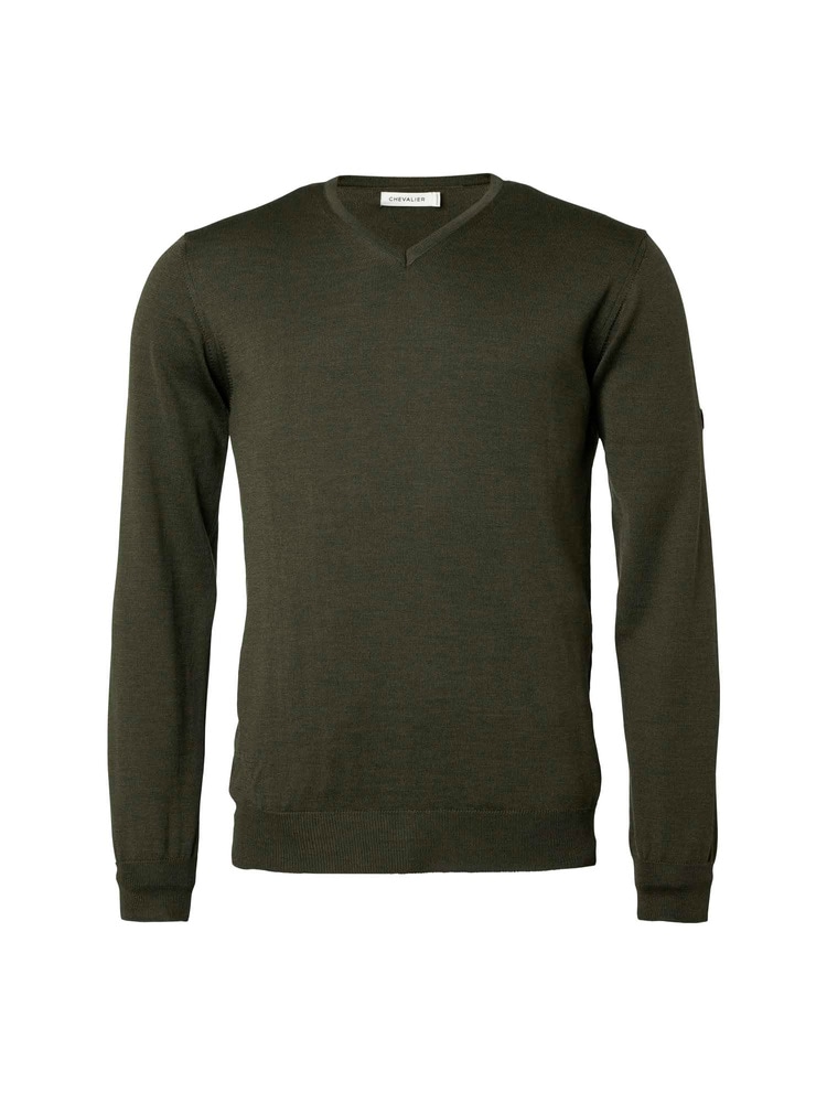 productCard.productImage: Aston V-Neck Merino Pullover Men Dark Green