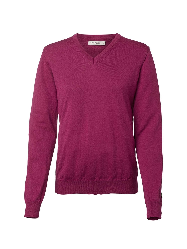 productCard.productImage: Blaise V-Neck Merino Pullover Women Cherry Red