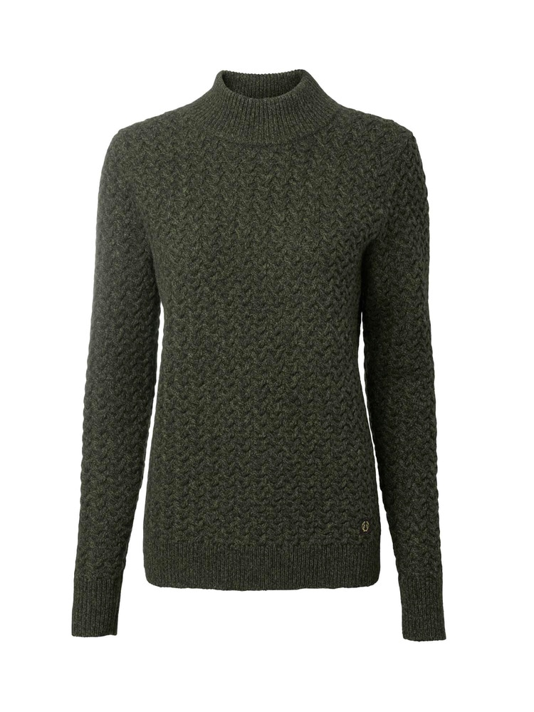 productCard.productImage: Minley Mockneck Wool Pullover Women Dark Green